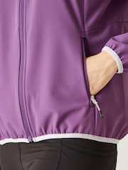 Regatta Purple Waterproof Bourda Hooded Softshell Jacket - Image 5 of 6