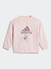 adidas Pink/Purple Infant Disney Minnie and Daisy Sweatshirt and Joggers Set - Image 2 of 7
