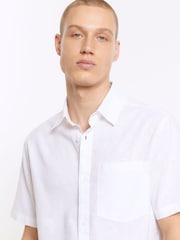 River Island White 100% Cotton Shirt - Image 4 of 5