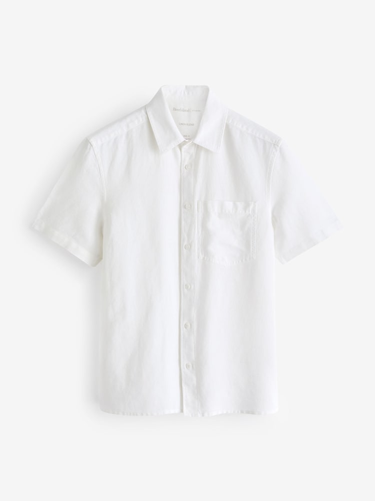River Island White 100% Cotton Shirt - Image 5 of 5