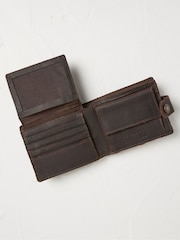 FatFace Brown Multi Compartment Leather Wallet - Image 2 of 2