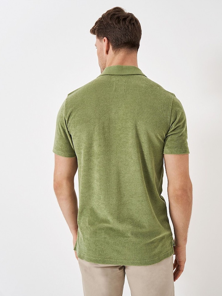 Crew Clothing Towelling Polo Shirt - Image 2 of 4