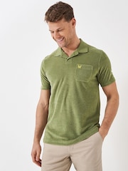 Crew Clothing Towelling Polo Shirt - Image 4 of 4