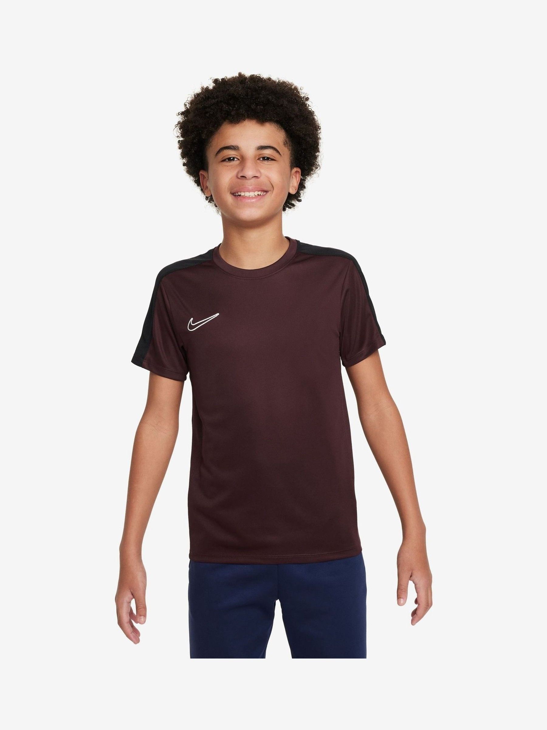 Nike Burgundy Red/Black Kids Dri-FIT Academy23 Football Top - Image 1 of 3
