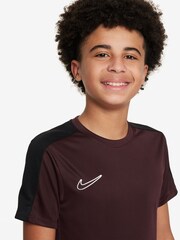 Nike Burgundy Red/Black Kids Dri-FIT Academy23 Football Top - Image 3 of 3