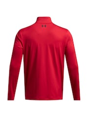 Under Armour Red Golf Match Play Quarter Zip Sweatshirt - Image 4 of 4
