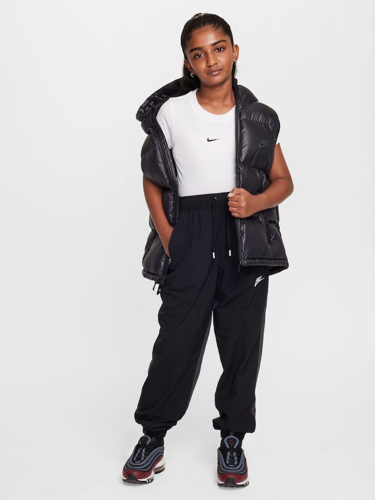 Nike White Cropped T-Shirt - Image 4 of 4