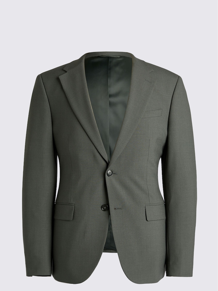 Traje verde entallado en color verde salvia de DKNY - Chaqueta - Imagen 7 de 7 Traje verde entallado en color verde salvia de DKNY - Chaqueta - Imagen 7 de 7