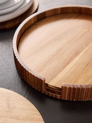 Set of 4 Stamford Wooden Placemats and Holder - Изображение 2 из 4