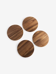Set of 4 Stamford Wooden Placemats and Holder - Изображение 4 из 4
