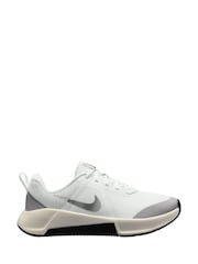 Nike White/Silver MC 3 Gym Trainers - Image 1 of 4
