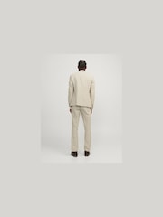 JACK & JONES Cream Linen Blend Blazer - Image 2 of 6
