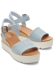 TOMS Woven Diana 100% Cotton Sandals - Image 1 of 5