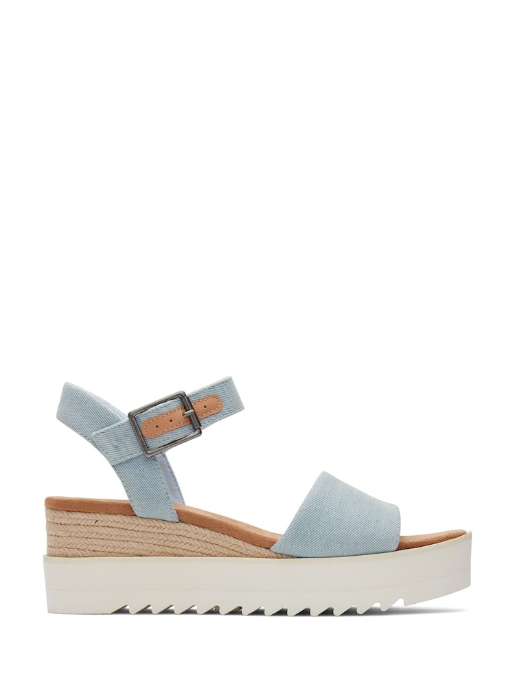 TOMS Woven Diana 100% Cotton Sandals - Image 5 of 5