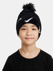Nike Black Kids Peak Pom Pom Beanie - Image 1 of 4
