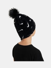 Nike Black Kids Peak Pom Pom Beanie - Image 2 of 4
