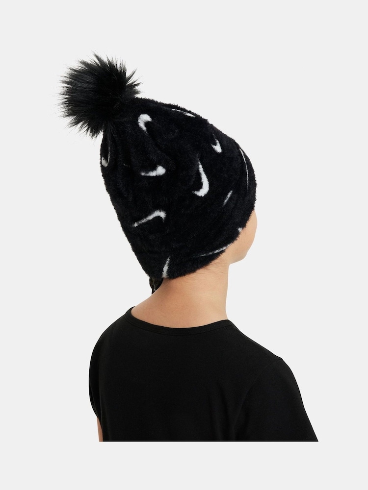 Nike Black Kids Peak Pom Pom Beanie - Image 2 of 4
