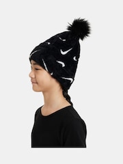 Nike Black Kids Peak Pom Pom Beanie - Image 3 of 4