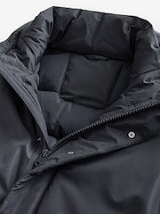 Navy Shower Resistant Hooded Padded Gilet - Image 8 of 11