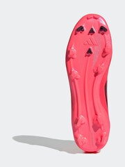 adidas Bright Red F50 Adult League Mid-Cut Firm/Multi-Ground Football Boots - Image 7 of 9