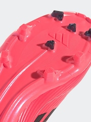 adidas Bright Red F50 Adult League Mid-Cut Firm/Multi-Ground Football Boots - Image 8 of 9