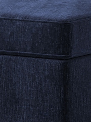 Jay-Be Cosy Chenille Cobalt Blue Footstool Bed - Image 4 of 6