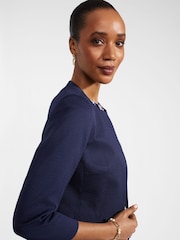 Hobbs Navy Blue Elize Jacket - Image 3 of 4
