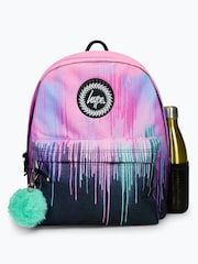 Hype. Pink Graffiti Drips Backpack - Image 4 of 11