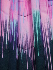 Hype. Pink Graffiti Drips Backpack - Image 7 of 11