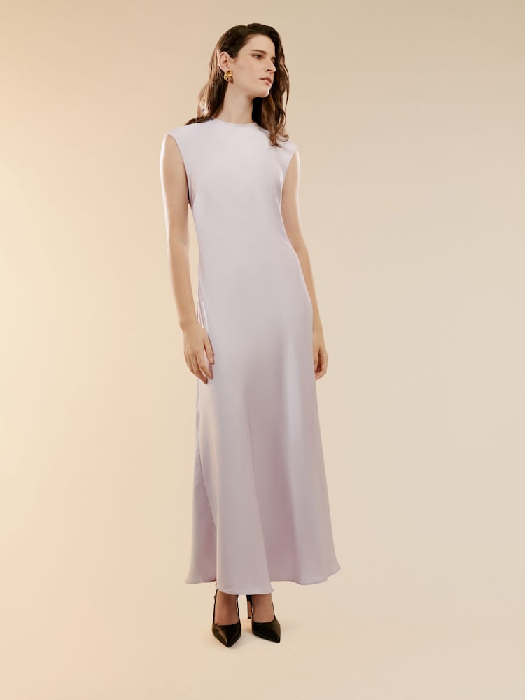 Bardot Purple Peggy A-Line Slip Maxi Dress - Image 1 of 6