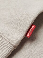 Superdry Grey 100% Cotton Embroidered Vintage Logo Graphic Hoodie - Image 7 of 7