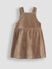 JoJo Maman Bébé Fawn Bear Velour Pinafore Dress And Top Set 2 Pack - Image 5 of 8