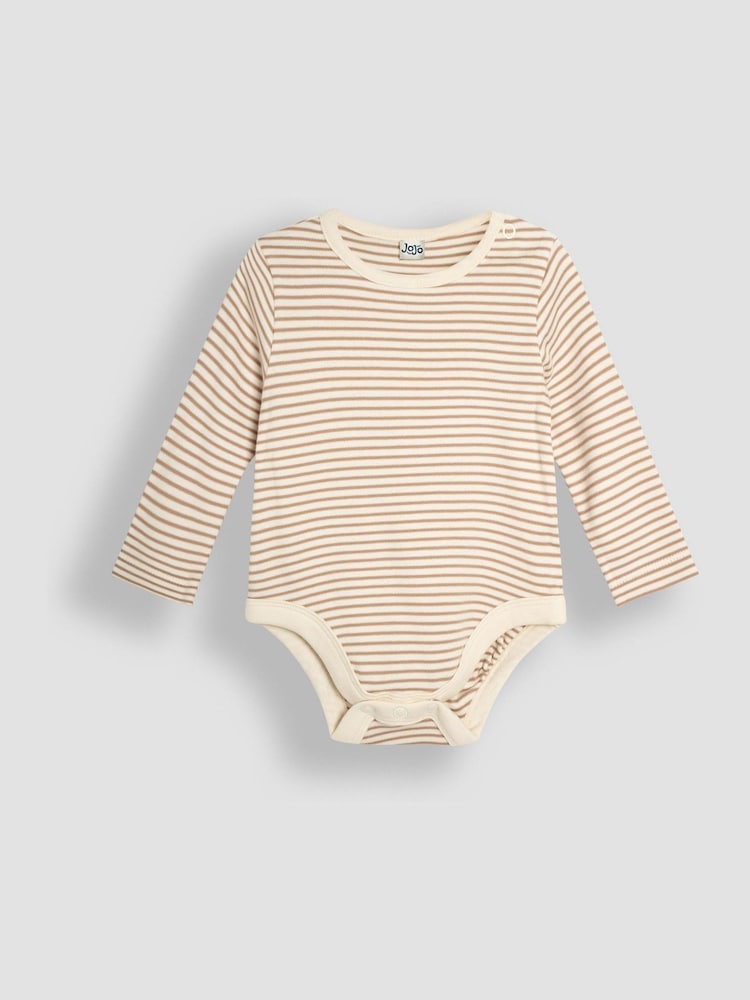JoJo Maman Bébé Fawn Bear Velour Pinafore Dress And Top Set 2 Pack - Image 6 of 8