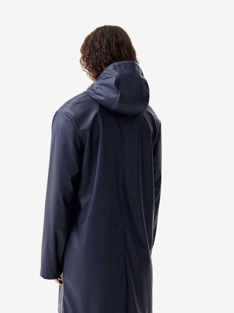 أزرق داكن - Hunter Water Resistant Zip Up Raincoat - صورة 2 من 5