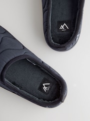 Navy Blue Onion Thinsulate Quilted Mule Slippers - Image 5 of 7