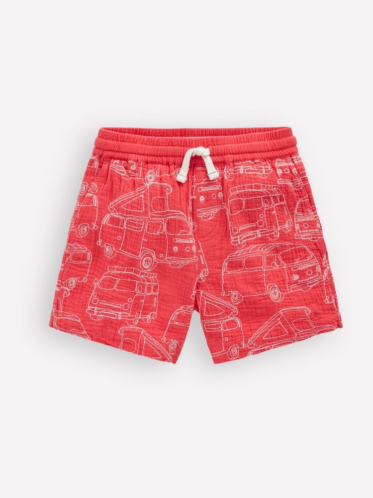Boden Red Double Cloth Shorts - Image 1 of 3 Boden Red Double Cloth Shorts - Image 1 of 3