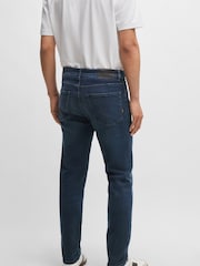 BOSS Dark Grey Tapered Fit Super Stretch Denim Jeans - Image 4 of 5