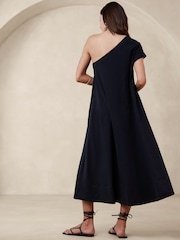 Banana Republic Blue Odile One-Shoulder Knit Dress - Image 2 of 5