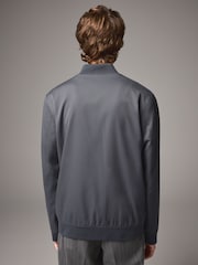 Steel Blue Smart Bomber Jacket - Image 3 of 13