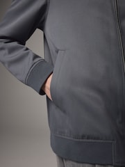 Steel Blue Smart Bomber Jacket - Image 5 of 13