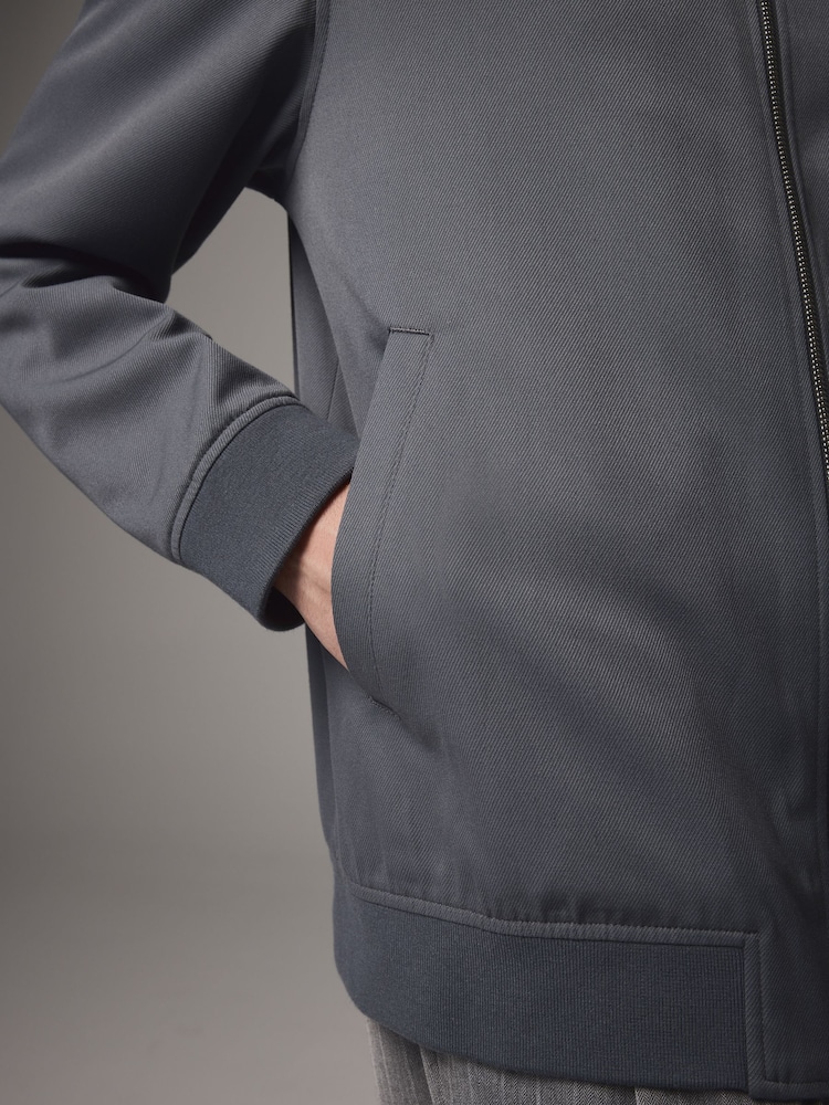 Bleu acier - Blouson bomber élégant - Image 5 of 13