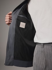 Steel Blue Smart Bomber Jacket - Image 6 of 13