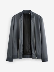 Steel Blue Smart Bomber Jacket - Image 7 of 13