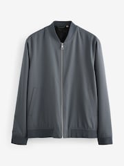 Steel Blue Smart Bomber Jacket - Image 8 of 13