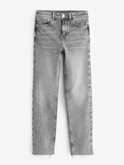 Grey Straight Leg Jeans - Image 1 of 1