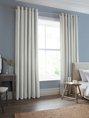 Laura Ashley Pale Seaspray Blue Kate Made to Measure 100% Cotton Curtains - Image 2 of 9