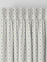 Laura Ashley Pale Seaspray Blue Kate Made to Measure 100% Cotton Curtains - Image 5 of 9