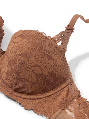 Victoria's Secret PINK Caramel Nude Lace Lightly Lined Balcony Bra - Image 4 of 4