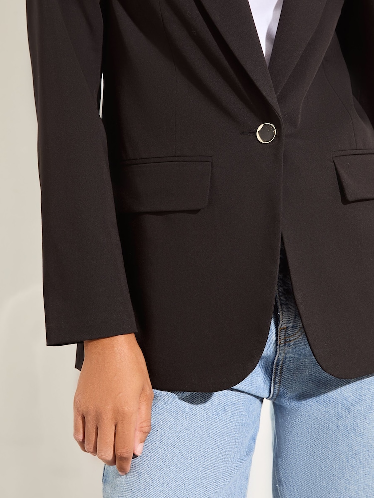 Lipsy Black Single Breasted Blazer - Image 2 of 4 Lipsy Black Single Breasted Blazer - Image 2 of 4