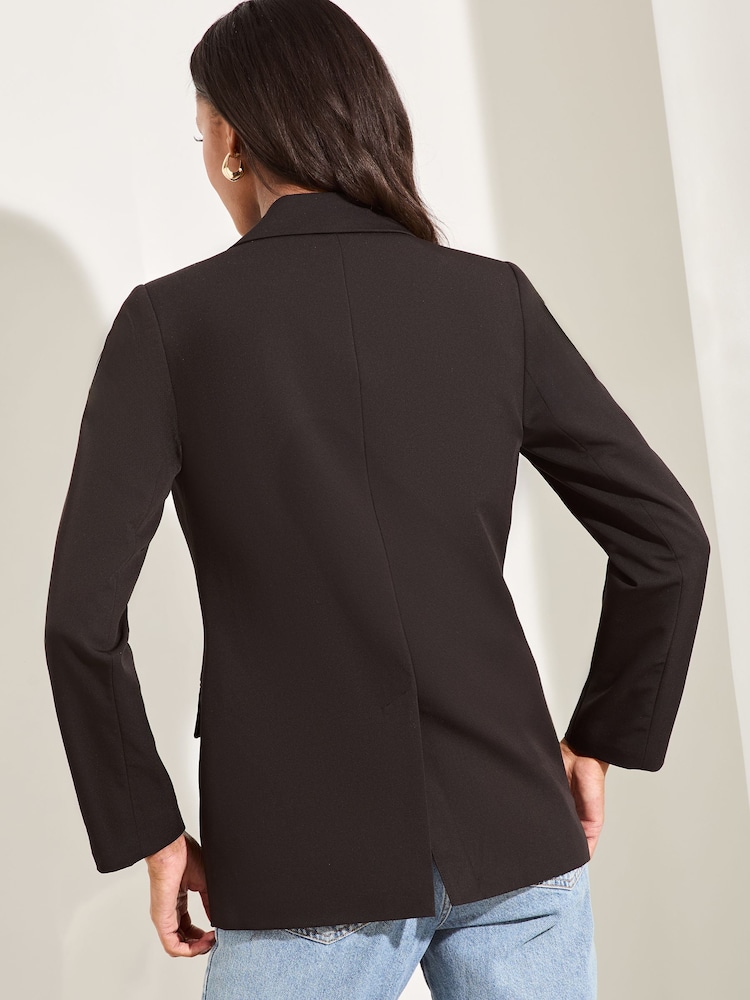 Lipsy Black Single Breasted Blazer - Image 4 of 4 Lipsy Black Single Breasted Blazer - Image 4 of 4